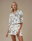 Nacida Top Juanita Print Cream