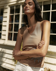 Nacida halter top Sol Tan