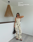Nacida pants Juanita print cream