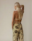 Nacida halter top Juanita print cream