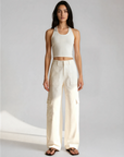 Celine Cargo Pants White