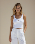Celine Cargo Pants White