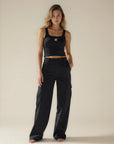 Celine Cargo Pants Black