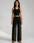 Celine Cargo Pants Black