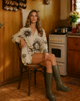 Nacida shirt Juanita print cream