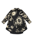 Nacida shirt Juanita print black