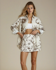 Nacida shirt Juanita print cream