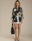 Nacida shirt Juanita print black