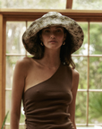 Nueva Vida bucket hat brown lifestyle styling Australian boutique resort wear vacation accessories