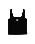 Tia Logo Tank Black