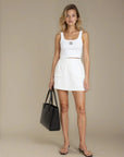 Tia Logo Tank white