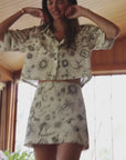 Nacida Skirt Juanita Print Cream