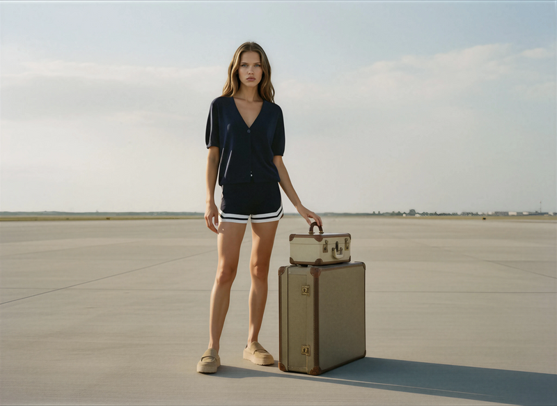 Osana Shorts Ocean Navy