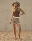 Iconic Yardage Shorts  Cacao