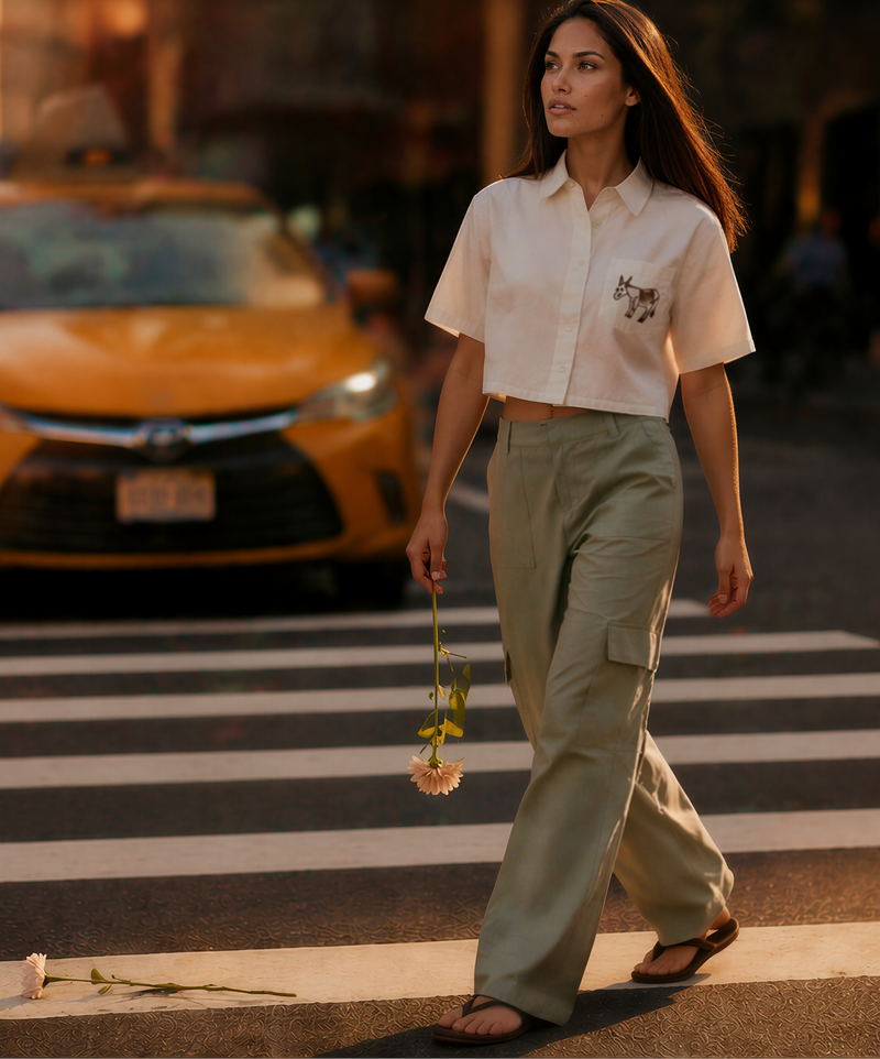 Celine Cargo Pants Matcha