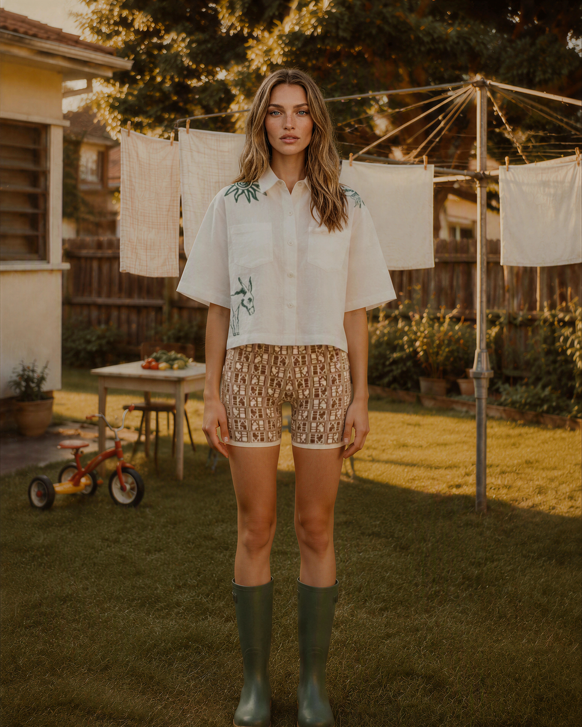 Iconic Yardage Shorts  Cacao