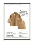 Nacida Edit  - Camisa Set - Tan