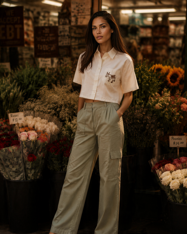 Celine Cargo Pants Matcha