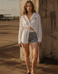 Iconic Yardage Shorts Ocean Navy