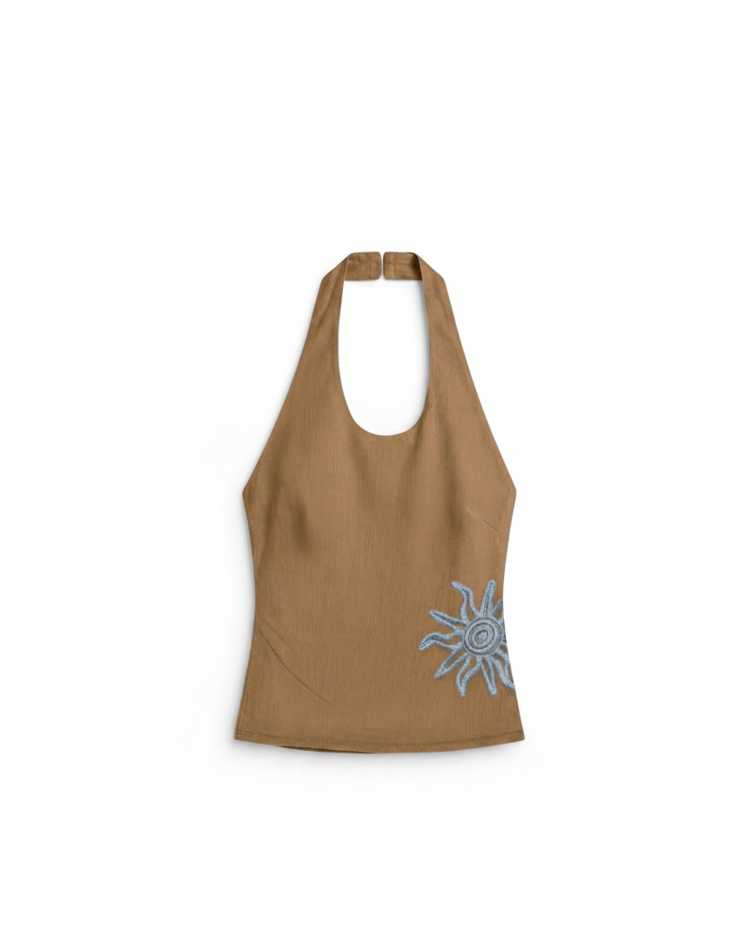 Nacida halter top Sol Tan