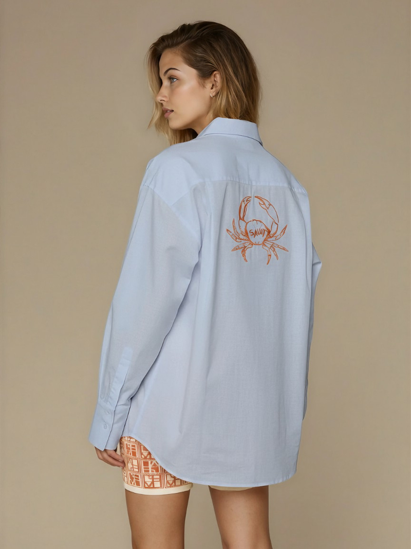 Nacida Shirt Crab Blue