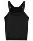 Rosa Ribbed tank Black