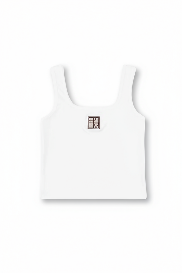 Tia Logo Tank white