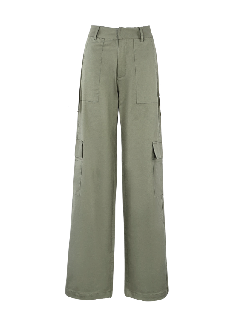 celine-cargo-pants-matcha-green-pocket-detail-handcrafted-australian-boutique