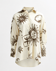 Nacida shirt Juanita print cream