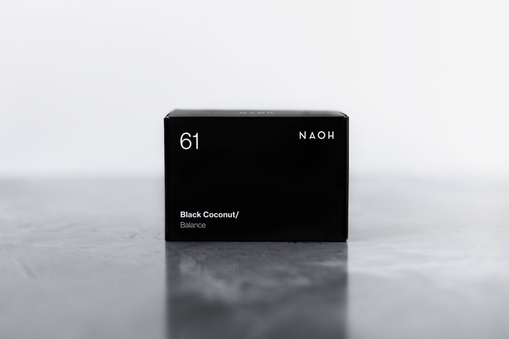naoh soap bar black coconut