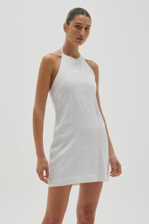 assembly label alina mini dress white