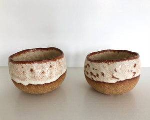 handmade ceramic coffee mug vanilla